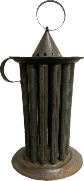 Rare “Cone Top Wick Saver” Tin Candle Mold