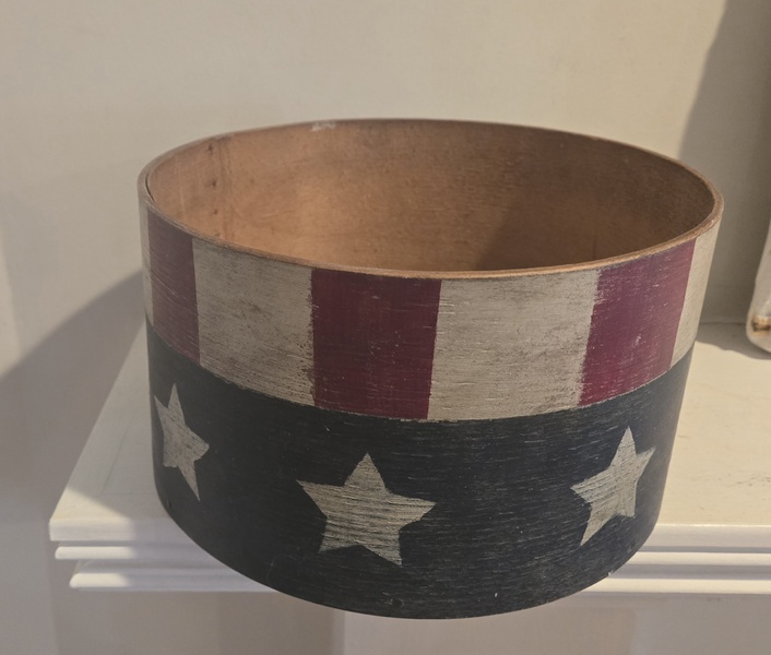 RED WHITE BLUE PAINTED MEASURE