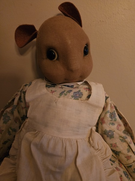 Uncle Wiggly's   Nurse Jane Fuzzy Wuzzy cloth Doll