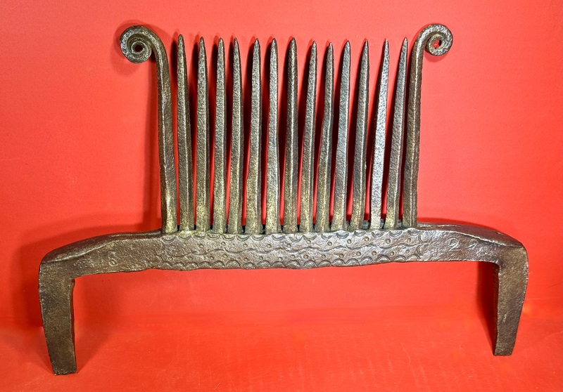 26-005  Tool Decorated Flax Seed Ripper Dated 1829