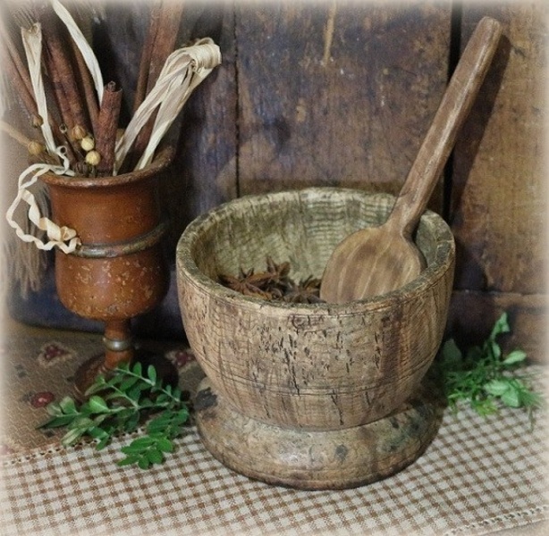 Black Ash Burl Mortar 