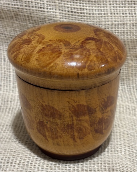 19th C. Painted Pennsylvania Sugar Bowl